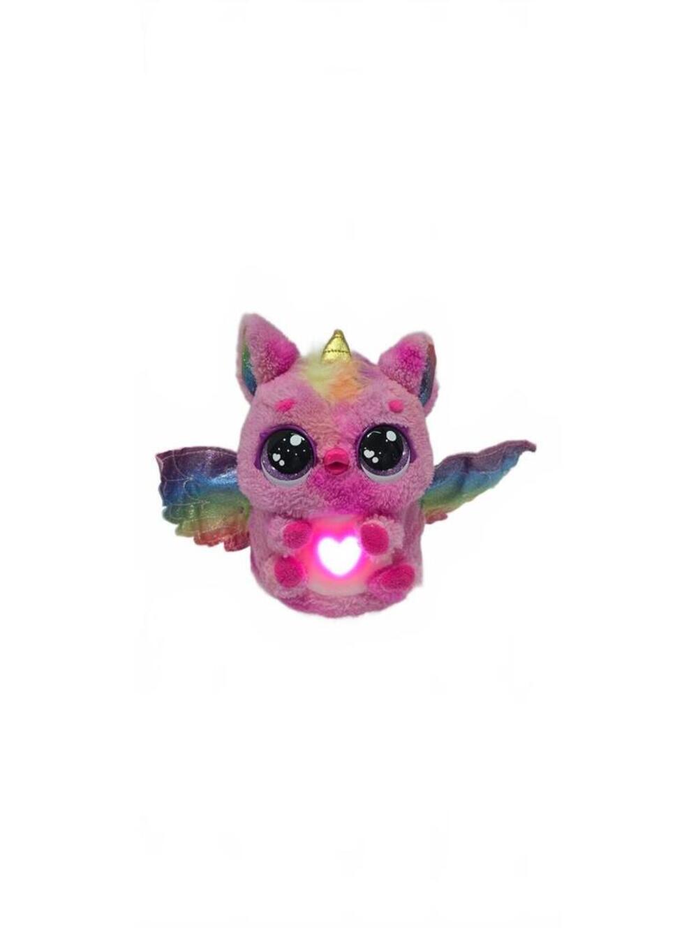 Hatchimals Interactive Plush Toy Pink Unicorn Light-Up Heart